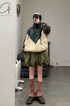 Vitelli leg cover FW22_LFT_002 gray coffee